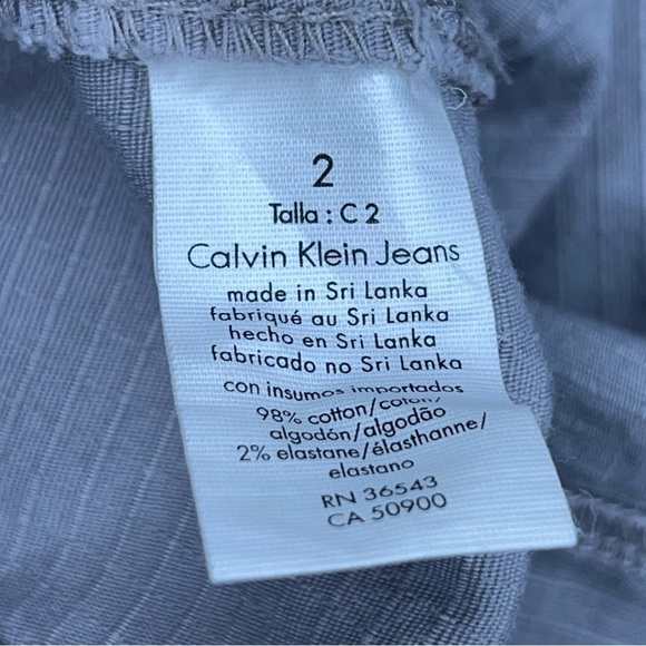 SIZE 2 CALVIN KLEIN GREIGE GREY BEIGE KHAKI SHORTS LIGHTWEIGHT - Picture 8 of 9